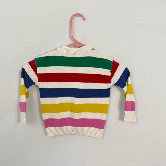 Disney 100 Stripe Cardigan Sweater with Stripes and Mini-mouse Emblem Size 3T - Picture 7 of 10